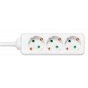 Deltaco Earthed power strip 3x CEE 7/3 1x CEE 7/7 5m