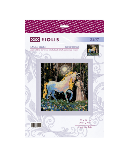 UAB Riolis Krustdūrienu izšūšanas komplekts. "Unicorn Tale" 20x20 cm SR2307