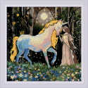 Uab Riolis набор для вышивки крестом. "Unicorn Tale" 20x20 см SR2307 Uab Riolis набор для вышивки крестом. "Unicorn Tale" 20x20 см SR2307