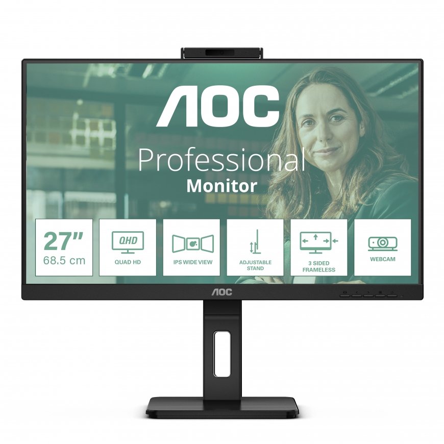 AOC Q27P3QW PC lamekuvar 68,6 cm (27") 2560 x 1440 pikslit Quad HD Must