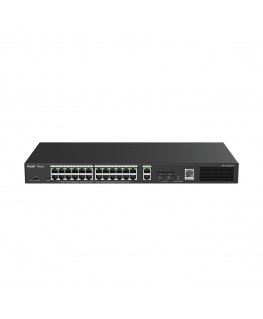 Ruijie Networks RG-ES228GS-P verkkokytkin Hallittu Gigabit Ethernet (10/100/1000) Power over Ethernet -tuki musta