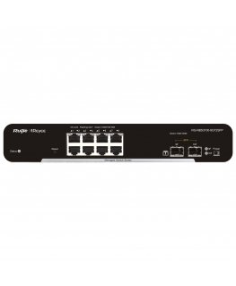 Ruijie Networks RG-NBS3100-8GT2SFP võrgulüliti Juhitav L2 Gigabit Ethernet (10/100/1000) Must
