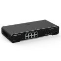 Ruijie Networks RG-NBS3100-8GT2SFP võrgulüliti Juhitav L2 Gigabit Ethernet (10/100/1000) Must