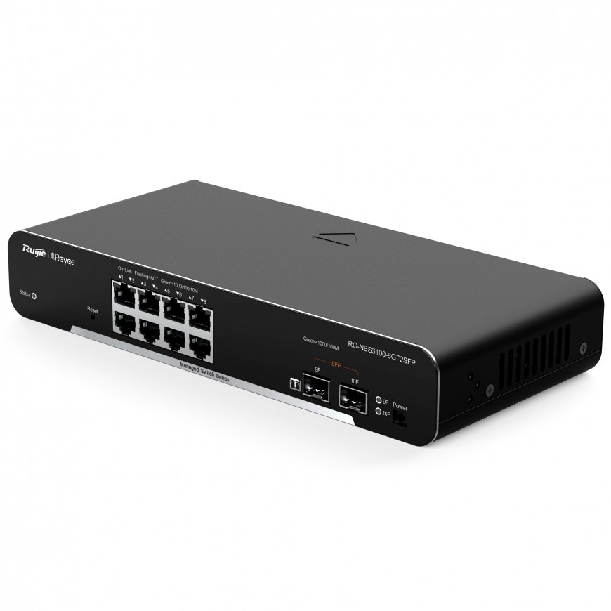 Ruijie Networks RG-NBS3100-8GT2SFP network switch Managed L2 Gigabit Ethernet (10/100/1000) Black – 3