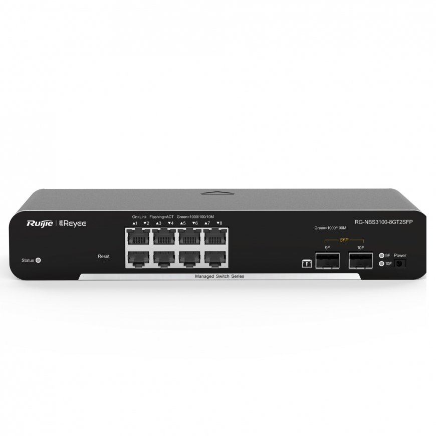 Ruijie Networks RG-NBS3100-8GT2SFP network switch Managed L2 Gigabit Ethernet (10/100/1000) Black – 5