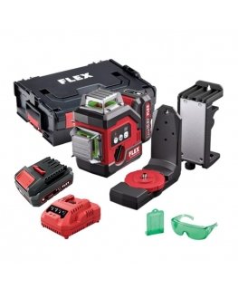 Kryžminis lazerinis nivelyras FLEX ALC 3/360-G/R 12V