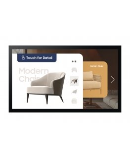 Samsung QM32C-T Digital signage lameekraan 81,3 cm (32") LCD WiFi 400 cd/m² Full HD Must Puutetundlik ekraan Tizen 7.0 16/7