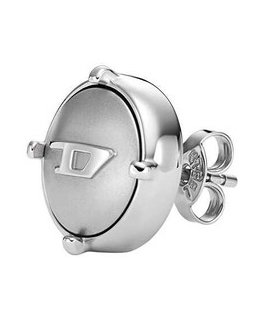 Diesel stilīgs vienvietīgs auskaru ar logotipu DX1336040