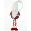 Saska Christmas DECORATIVE GNOME ON TELESCOPES 38-88CM RED Saska Christmas DECORATIVE GNOME ON TELESCOPES 38-88CM RED