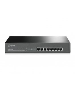 TP-Link TL-SG1008MP Hallitsematon Gigabit Ethernet (10/100/1000) Power over Ethernet -tuki 1U musta