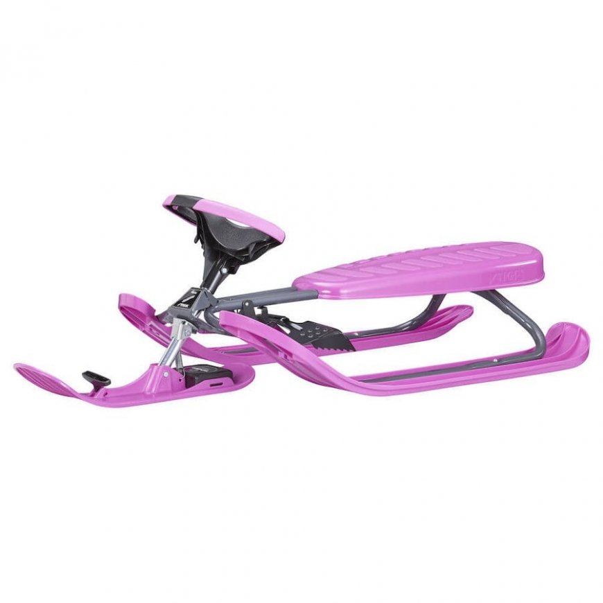 Stiga Snowracer Curve Grey, Pink Plastic, Steel