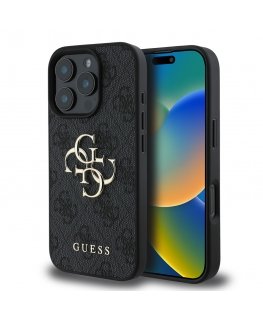 GUESS 3666339327545 mobile phone case 16 cm (6.3") Cover Black