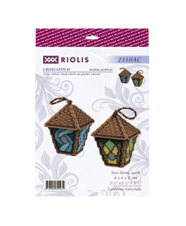 Uab Riolis ristipisto ompelusarja 2 kpl. "Satuvalot" 6x6x8 SR2310AC