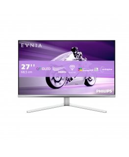 Philips Evnia 8000 27M2N8500/00 monitori 67,3 cm (26.5") 2560 x 1440 pikseļi Quad HD QD-OLED Balts