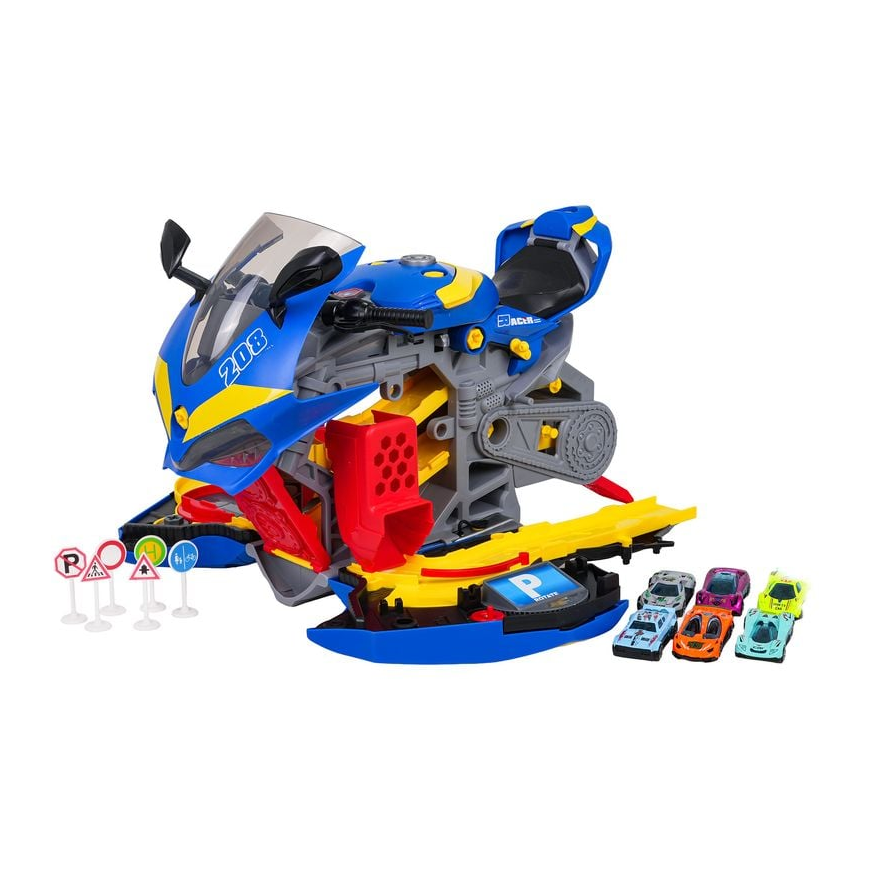 RoGer Mega Parking Motorcycle Rotaļu komplekts – 3