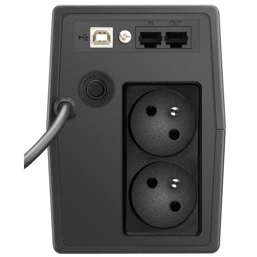 PowerWalker VI 600 SCL FR UPS-virtalähde Linjainteraktiivinen 0,6 kVA 360 W 2 AC-pistorasia(a) – 4
