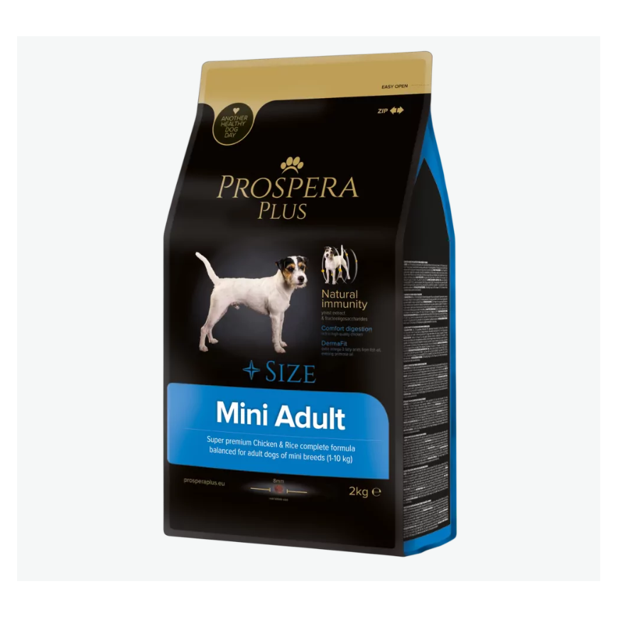 Barība suņiem – Prospera Plus Mini Adult, 2 kg