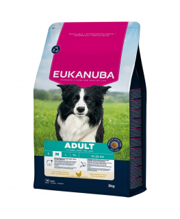 Sausa barība suņiem - Eukanuba Adult Medium Chicken, 3 kg