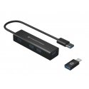 Conceptronic HUBBIES06B interfeisa centrmezgls USB 3.2 Gen 1 (3.1 Gen 1) Type-A 5000 Mbit/s Melns Conceptronic HUBBIES06B interfeisa centrmezgls USB 3.2 Gen 1 (3.1 Gen 1) Type-A 5000 Mbit/s Melns