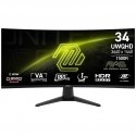 MSI MAG 346CQ monitori 86,4 cm (34") 3440 x 1440 pikseļi UltraWide Dual Quad HD LCD Melns MSI MAG 346CQ monitori 86,4 cm (34") 3440 x 1440 pikseļi UltraWide Dual Quad HD LCD Melns