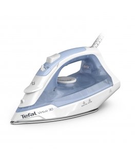 Tefal Virtuo 30 FV2C41E0 triikraud Kuivalt ja auruga triikimine Keraamiline tald 2000 W Sinine, Valg