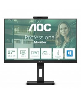 AOC Q27P3CW tietokoneen litteä näyttö 68,6 cm (27") 2560 x 1440 pikseliä Quad HD LED musta