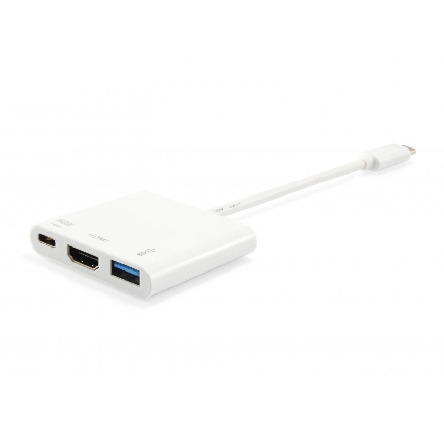 Equip 133461 dokstacija USB 3.2 Gen 1 (3.1 Gen 1) Type-C Balts