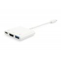 Equip 133461 sülearvuti dokk ja pordireplikaator USB 3.2 Gen 1 (3.1 Gen 1) Type-C Valge Equip 133461 sülearvuti dokk ja pordireplikaator USB 3.2 Gen 1 (3.1 Gen 1) Type-C Valge