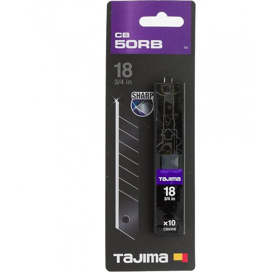 TAJIMA DORA CB50RB Razar peiliukai 18mm, 10 peiliukų – 2