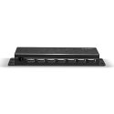 Lindy 42794 keskitin USB 2.0 Type-B 480 Mbit/s musta Lindy 42794 keskitin USB 2.0 Type-B 480 Mbit/s musta