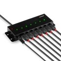 Lindy 42794 interfeisa centrmezgls USB 2.0 Type-B 480 Mbit/s Melns