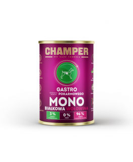 CHAMPER Gastro Beef - консервированная пища для собак - 400 г