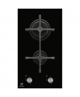 Electrolux EGC3322NVK Melns Iebūvēts Gāzes 2 zone(s)