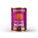 CHAMPER Coat & Skin Lamb - wet dog food - 400g