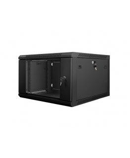 Lanberg WF01-6606-10B телекоммуникационная стойка 6U Монтируемая на стену стойка Черный