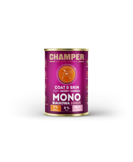 CHAMPER Coat & Skin Salmon -湿狗粮 - 400克
