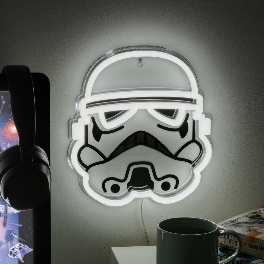 Paladone Stormtrooper seinälle asennettava LED-neonvalotampilja – 5