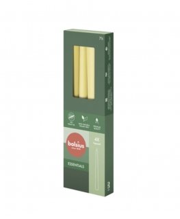 Bolsius Table candles 245/24mm Yellow 4pcs