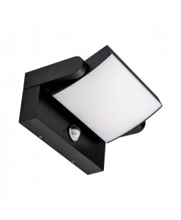 V-tac 17W LED seinavalgus, must, 3000K, IP65