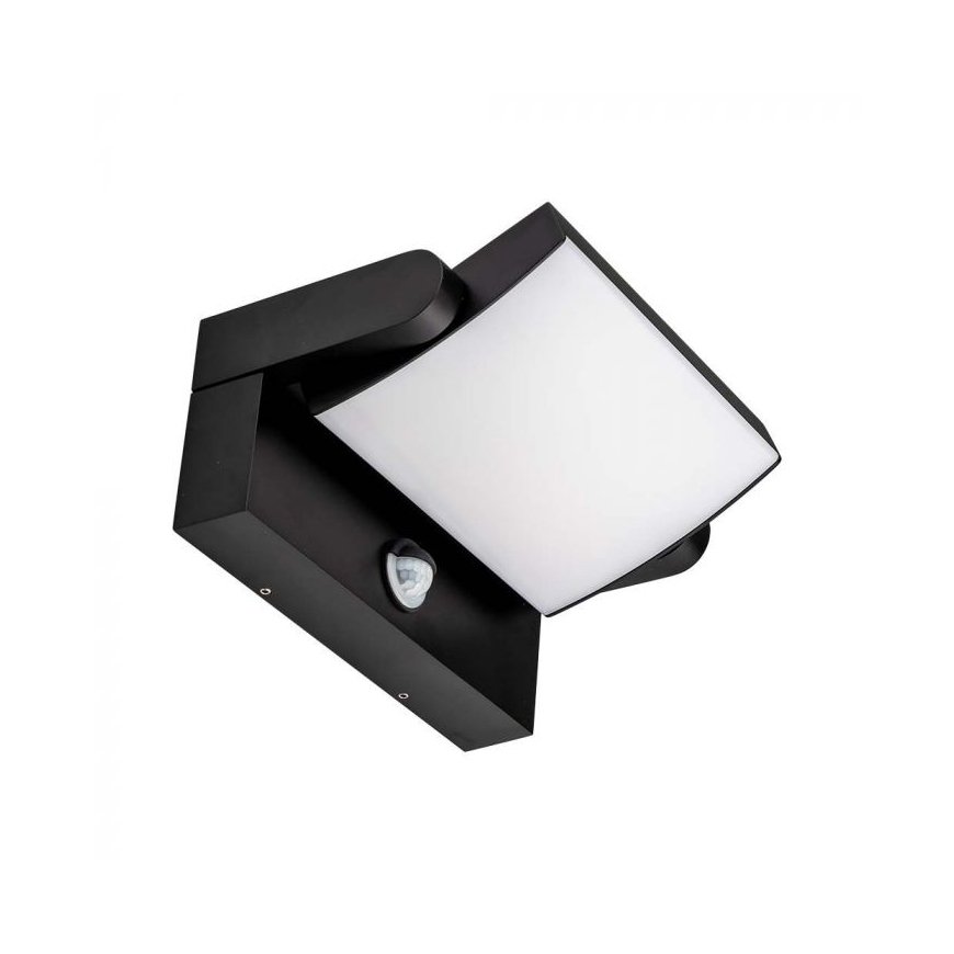 V-tac 17W LED seinavalgus, must, 3000K, IP65