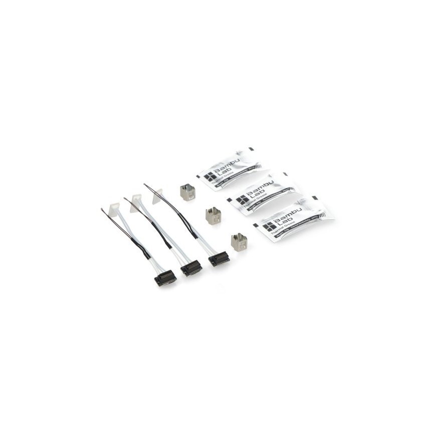 Ceramic heater with thermistor, designed for Hotend (3 pcs) – suitable for Bambu Lab P1P series printers – 2