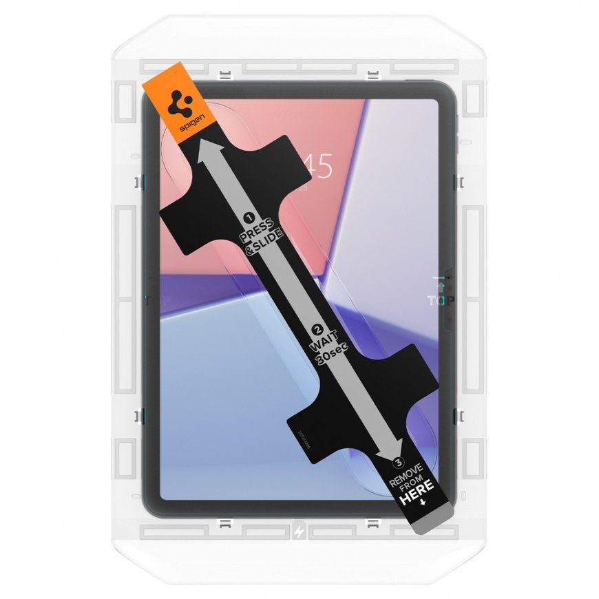 Spigen GLAS.tR EZ Fit Skaidri ekrano apsauga Apple 1 vnt – 2
