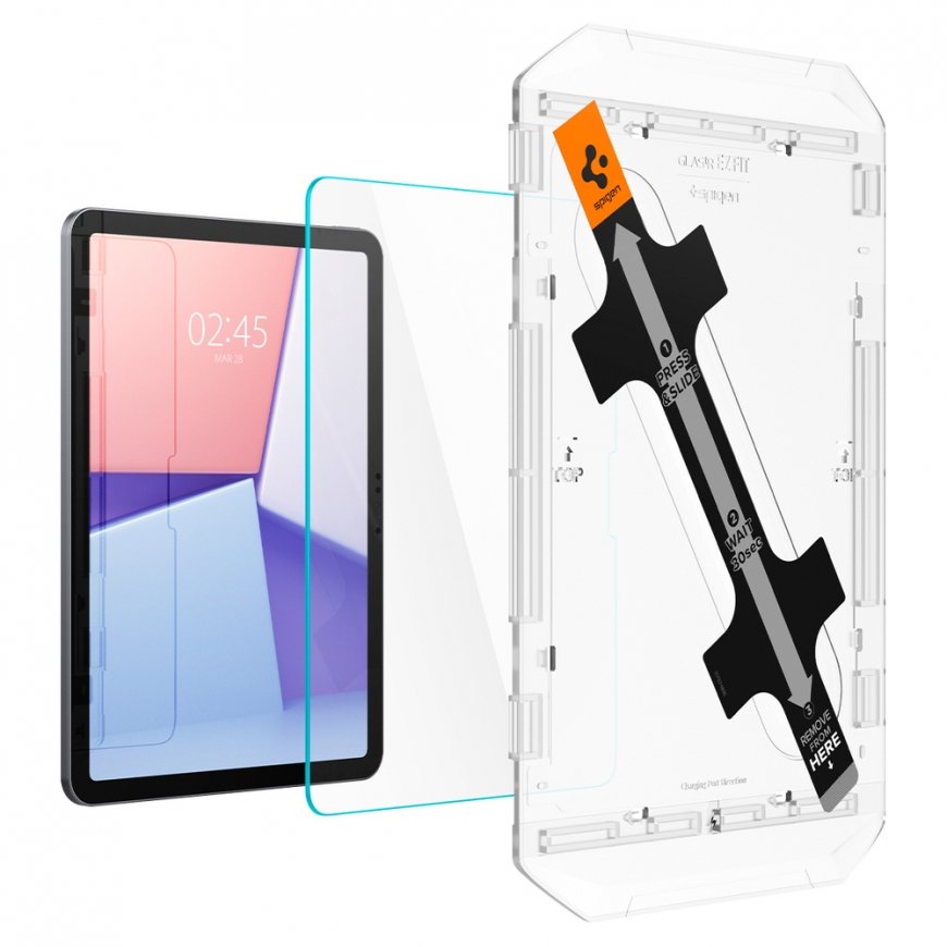 Spigen GLAS.tR EZ Fit iPad Air 11 2024 Glass Screen Protector – 3