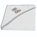 Baby Ono Bocioland rankšluostis su gobtuvu frotinis 100x100 pilkas vilkas BL226 Baby Ono Bocioland rankšluostis su gobtuvu frotinis 100x100 pilkas vilkas BL226