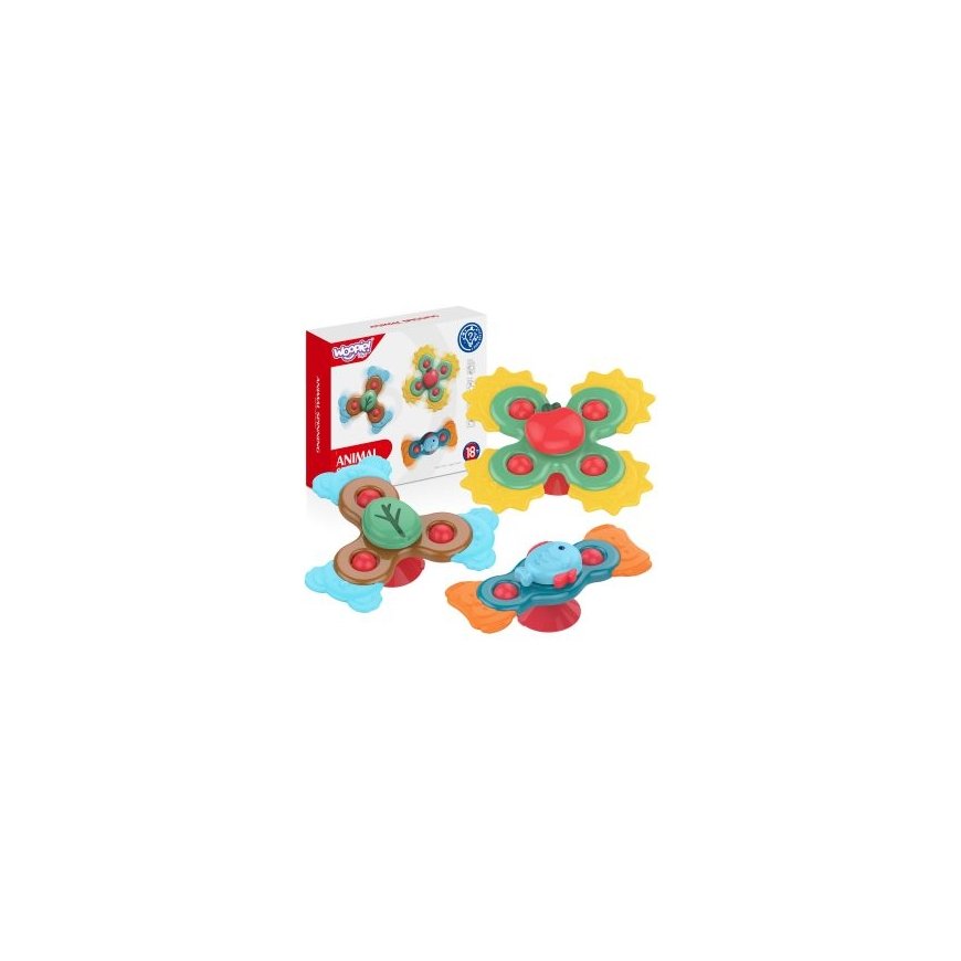 Tooky Toys Koka sensoriskā pyramīda ar lāci Tooky Toy – 2