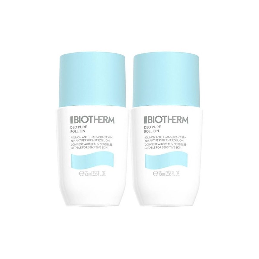 Biotherm Deo Pure Antiperspirantas Roll-On 2 x, 75 ml – 2