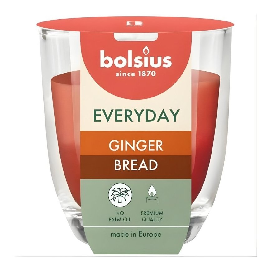 Bolsius Everyday Aromātiskā Svece 80x70mm Gingerbread