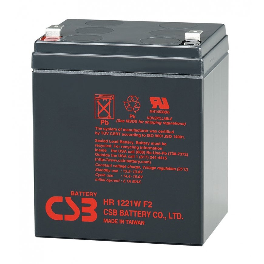CSB HR1221WF2 UPS battery Lead acid 12 V 5.1 Ah