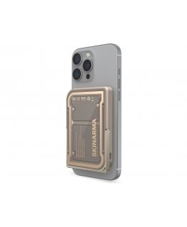 Powerbank Skinarma Nexus Mecha Magnetic Kick-Stand 5000mAh 20W PD USB-C MagSafe золотой
