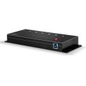 Lindy 43128 keskitin 5000 Mbit/s musta